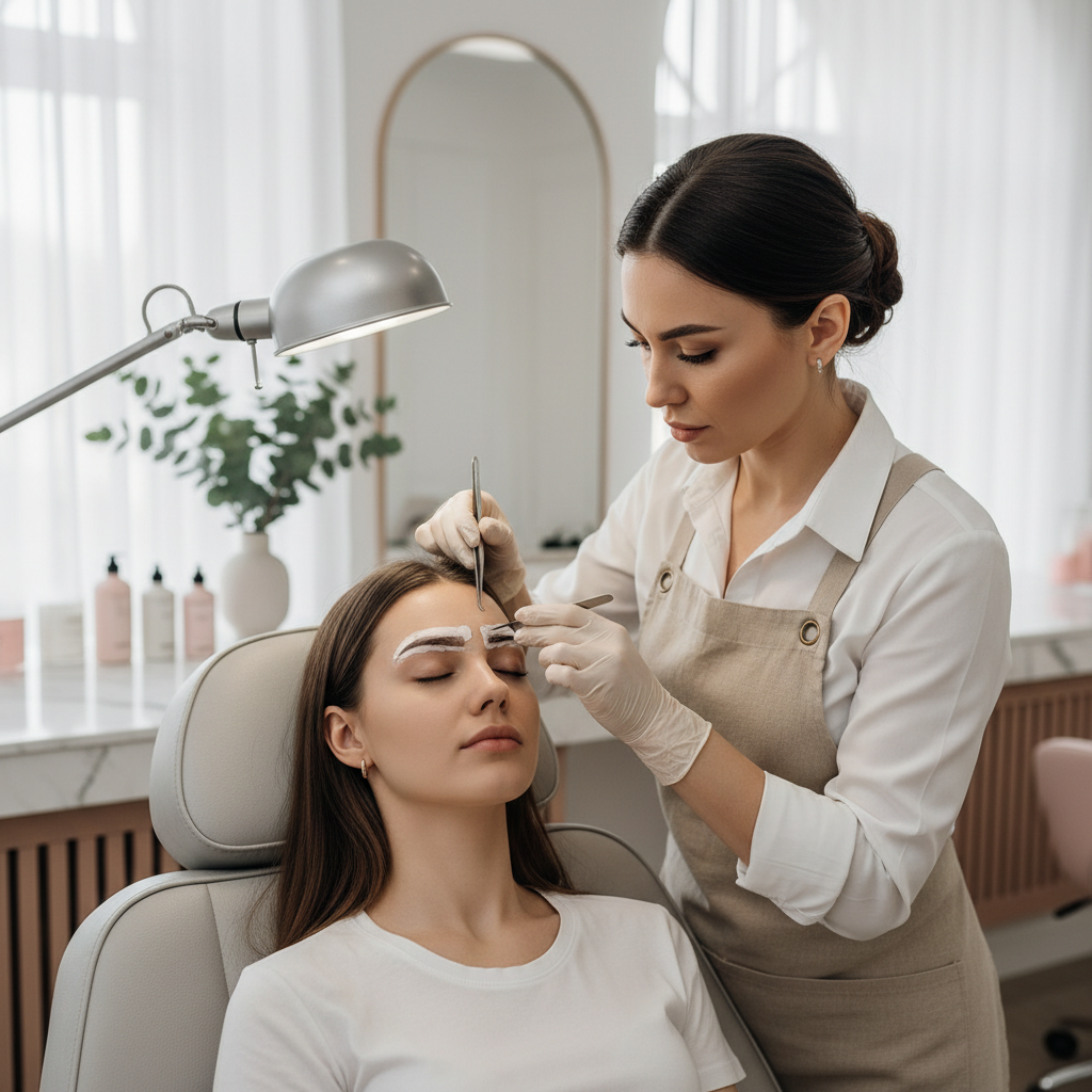 Практика в студии PROBROW School